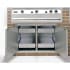 Fire Magic Premium Doors 53930SC22 - 30 Inch Enclosed Cabinet Storage With Drawers
