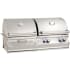Fire Magic Aurora A830I A830I8LAPCB - 46-Inch Built-In Gas &amp;amp; Charcoal Combo Grill With Rotisserie, Infrared Burner And Analog Thermometer