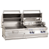 Fire Magic Aurora A830I A830I8EAPCB - 46-Inch Gas/Charcoal Combo Built-In BBQ Grill with Rotisserie &amp; Analog Thermometer