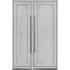 Fulgor Milano 700 Series FMREFR06 - Side-by-Side Panel Ready Refrigerator and Freezer Set