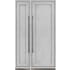 Fulgor Milano 700 Series FMREFR07 - Side-by-Side Panel Ready Refrigerator and Freezer Set