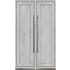 Fulgor Milano 700 Series FMREFR08 - Side-by-Side Panel Ready Refrigerator and Freezer Set