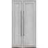 Fulgor Milano 700 Series FMREFR09 - Side-by-Side Panel Ready Refrigerator and Freezer Set