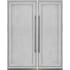 Fulgor Milano 700 Series FMREFR11 - Side-by-Side Panel Ready Refrigerator and Freezer Set