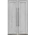 Fulgor Milano 700 Series FMREFR17 - Side-by-Side Panel Ready Refrigerator and Freezer Set