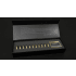 Fulgor Milano Sofia Series FMSBEZKIT06BR - 6 Knob Bezels with Nameplate Frame - Brushed Brass
