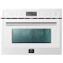 Forno Oliena FMWDR309324WHT - 24 Inch Built-In Microwave Convection Oven in Front View