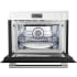 Forno Oliena FMWDR309324WHT - 24 Inch Built-In Microwave Convection Oven in Opened View