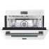 Forno Oliena FMWDR309324WHT - 24 Inch Built-In Microwave Convection Oven in Slightly Opened View