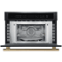 Forno Oliena FMWDR309330BLK - 30 Inch Built-In Microwave Convection Oven in Opened View