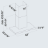 Falmec NRS FNPLS48W5SSR - Dimensions Guide
