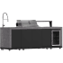 Forno FODKT2544BLK - Outdoor Kitchen w/ BBQ, Beverage Center, Sink in Front View
