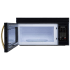 Forno Scalo FOTR300730BLK - Scalo 30-Inch Over the Range Microwave, Black – 1.6 cu.ft, 300 CFM Vent, Touch Control, LED Light