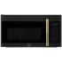 Forno Fornace FOTR303830BLK - Fornace 30-Inch Over the Range Convection Microwave, Black – 1.5 cu.ft, 300 CFM Vent, Touch Control, LED Light
