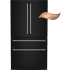 Cafe CJE23DP3WD1 - 23.2 Cu. Ft. Smart Counter-Depth 4-Door French-Door Refrigerator
