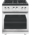 Forza FR304SE - 30 Inch Freestanding Professional Gas Range in Front View