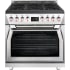 Forza FR366DF - 36 Inch Freestanding Professional Dual Fuel Range in Front View