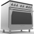 Forza FR366SE - 36 Inch Freestanding Professional Gas Range in Angled View