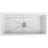 ZLINE FRC5122WH36 - 36 In. Venice Farmhouse Apron Front Reversible Single Bowl Fireclay Kitchen Sink with Bottom Grid