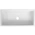 ZLINE FRC5122WH36 - 36 In. Venice Farmhouse Apron Front Reversible Single Bowl Fireclay Kitchen Sink with Bottom Grid