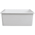 ZLINE FRC5123WH24 - 24-Inch Rome Dual Mount Single Bowl Fireclay Kitchen Sink with Bottom Grid in White Gloss