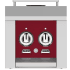 Hestan AGB2CPBG - Color Control Panel for Double Side Burner in Burgundy/Tin Roof
