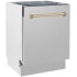 ZLINE Autograph Edition DWVZ30424G - 24 Inch Compact Built-In 3rd Rack Dishwasher