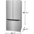 Frigidaire FRFG2033AV - 33 Inch Counter-Depth French Door Refrigerator