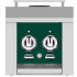 Hestan AGB2CPGR - Color Control Panel for Double Side Burner in Green/Grove