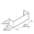 Thermador Professional Series CHMHP366W - Dimension Guide