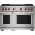 Wolf M Series DF48450DGSPLP - Wolf 48 Inch Dual Fuel Range - 4 Burners and Infrared Dual Griddle