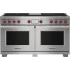 Wolf M Series DF60650CGSPLP - 60" Dual Fuel Range - 6 Burners, Infrared Charbroiler and Infrared Griddle