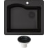 Kraus Quarza Series KGD441BLACKPST1BL - Front