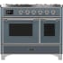 Ilve Majestic II Collection UMD10FDNS3BGCLP - Majestic II 40 Inch Dual Fuel Natural Gas Freestanding Range