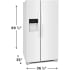 Frigidaire FRSS2623AW - 36" Standard Depth Side by Side Refrigerator