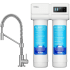 Kraus FS1000FF104SFS - KRAUS® Purita™ 2-Stage Under-Sink Filtration System with Bolden™ Single Handle Drinking Water Filter Faucet