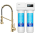 Kraus FS1000KFF1610SFACB - KRAUS® Purita™ 2-Stage Under-Sink Filtration System with 2-in-1 Single Handle Drinking Water Filter Faucet