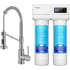Kraus FS1000KFF1610SFS - KRAUS® Purita™ 2-Stage Under-Sink Filtration System with 2-in-1 Single Handle Drinking Water Filter Faucet