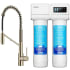 Kraus FS1000KFF2631SFACB - KRAUS® Purita™ 2-Stage Under-Sink Filtration System with 2-in-1 Single Handle Drinking Water Filter Kitchen Faucet
