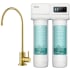 Kraus FS1001FF100BB - 2-Stage Under-Sink Filtration System with Single Handle Drinking Water Filter Faucet in Brushed Brass