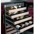 GE Profile PCR06WATSS - Full-Extension Wine Racks with Beechwood Fronts