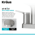 Kraus Indy™ Series FUS14102SFBN - 2 Handle Centerset Bathroom Faucet