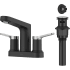 Kraus Indy™ Series FUS14102SFBNMB - 2 Handle Centerset Bathroom Faucet