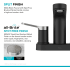 Kraus Indy™ Series FUS14102SFBNMB - 2 Handle Centerset Bathroom Faucet