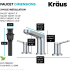 Kraus Indy™ Series FUS14103CH - 2 Handle 8-Inch Widespread Bathroom Faucet with 1.2 GPM Flow Rate