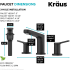 Kraus Indy™ Series FUS14103MB - 2 Handle 8-Inch Widespread Bathroom Faucet with 1.2 GPM Flow Rate