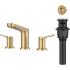 Kraus FUS14103SFBB - 2 Handle 8-Inch Widespread Bathroom Faucet with 1.2 GPM Flow Rate