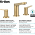 Kraus FUS14103SFBB - 2 Handle 8-Inch Widespread Bathroom Faucet with 1.2 GPM Flow Rate