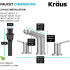 Kraus Indy™ Series FUS14103SFBN - 2 Handle 8-Inch Widespread Bathroom Faucet with 1.2 GPM Flow Rate