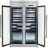 Forno FWCDR661048S - Abruzzo 48-Inch Dual Zones Wine Cellar, 102 Bottles, 24 cu. ft., Green Acrylic Holders &amp; Black Shelves